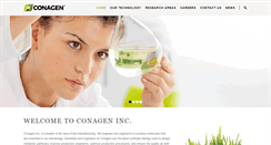 Desktop Screenshot of conagen-inc.com